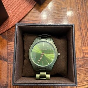 Michael Kors Men's Watch with Green Dial
